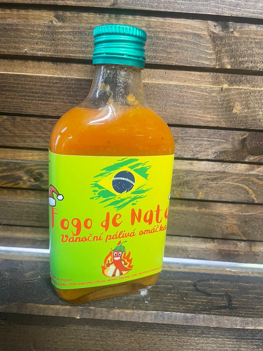 Chilli sauce Fogo de Natal - Ananas, Mango and Lemon or Traditional  Brno Burn 200ml
